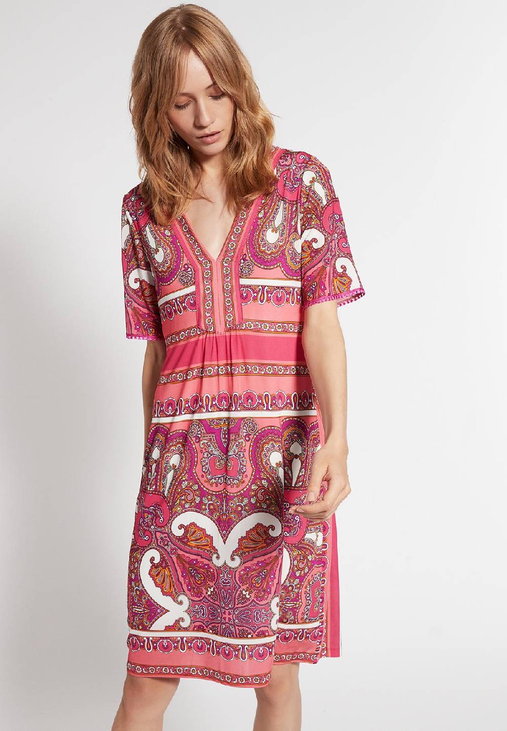 Ana Alcazar Kurzarmkleid Finja