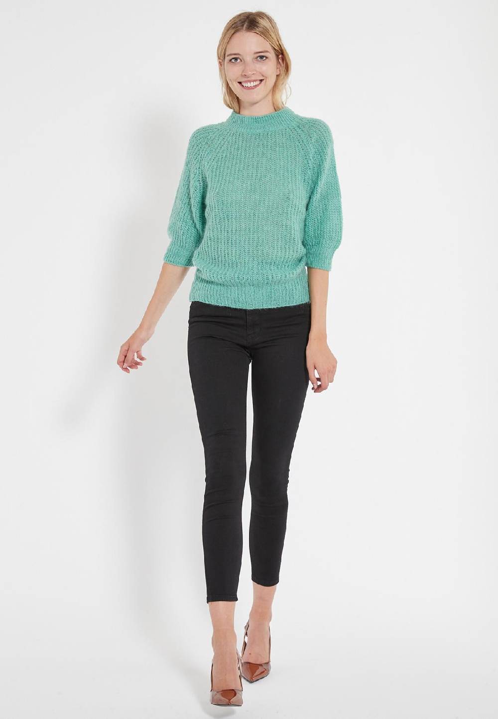 Ana Alcazar Kurzarmpullover Bimes