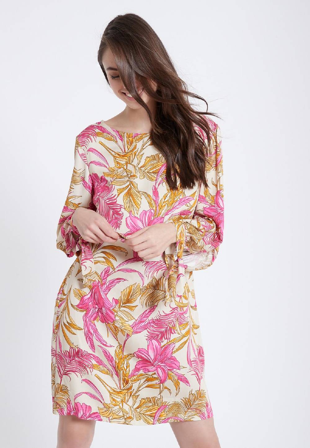 Ana Alcazar Langarm Kleid Zady