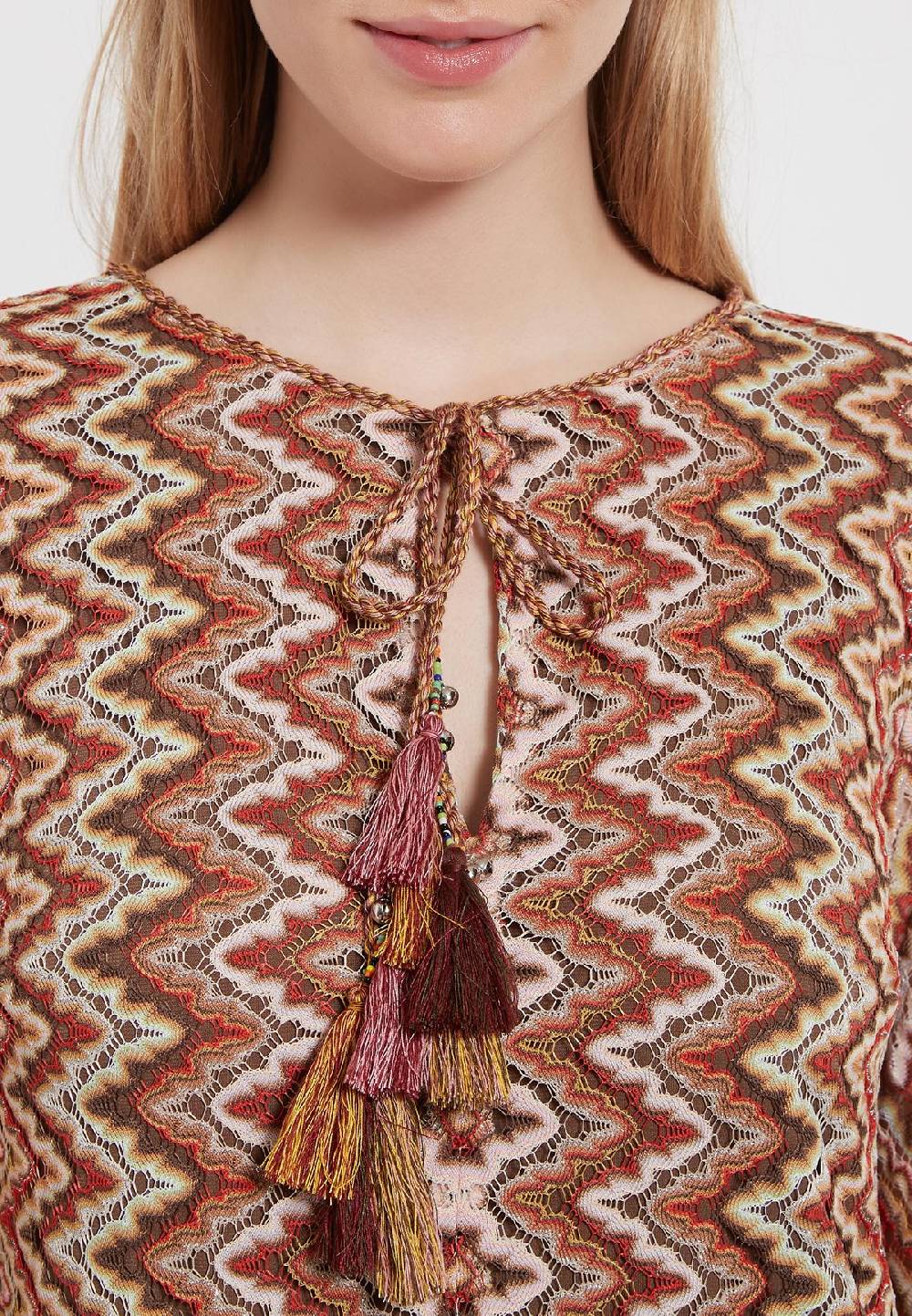 Ana Alcazar Langarm Kleid Zalta