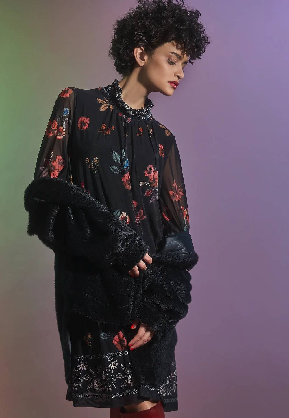 Ana Alcazar Langarmkleid Hiane