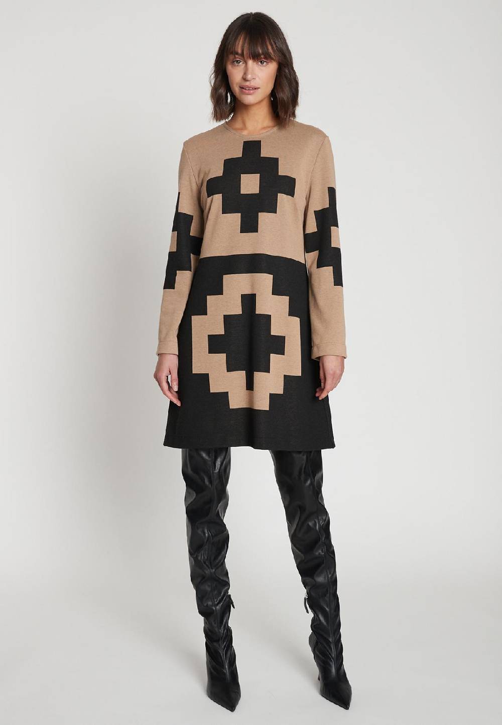 Ana Alcazar Langarmkleid Milio