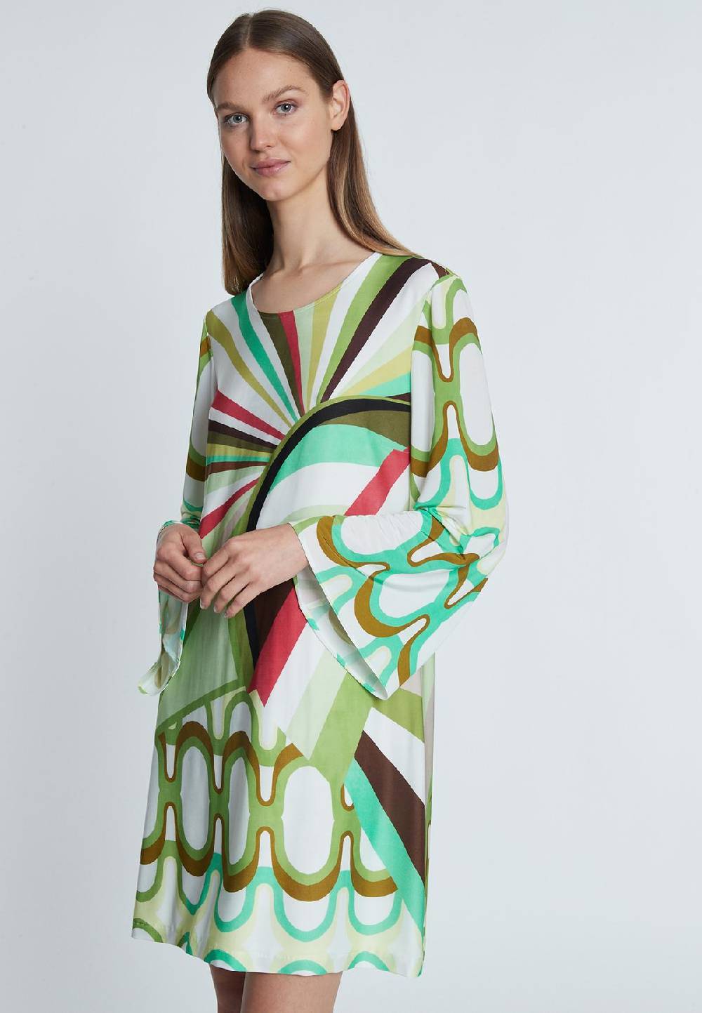 Ana Alcazar Langarmkleid Rihaba