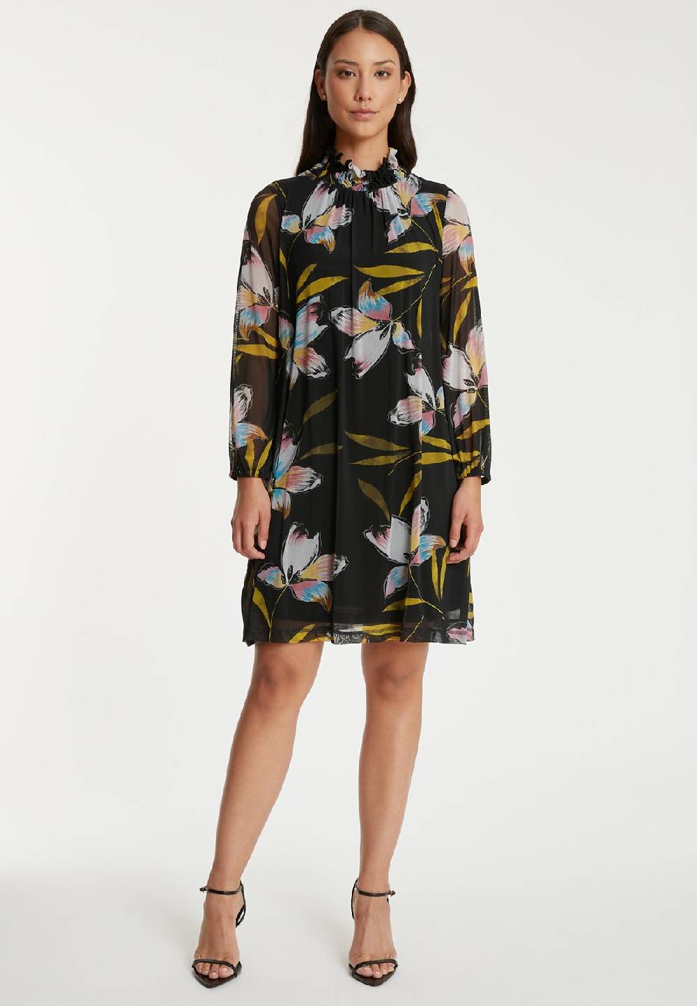 Ana Alcazar Langarmkleid Saabi