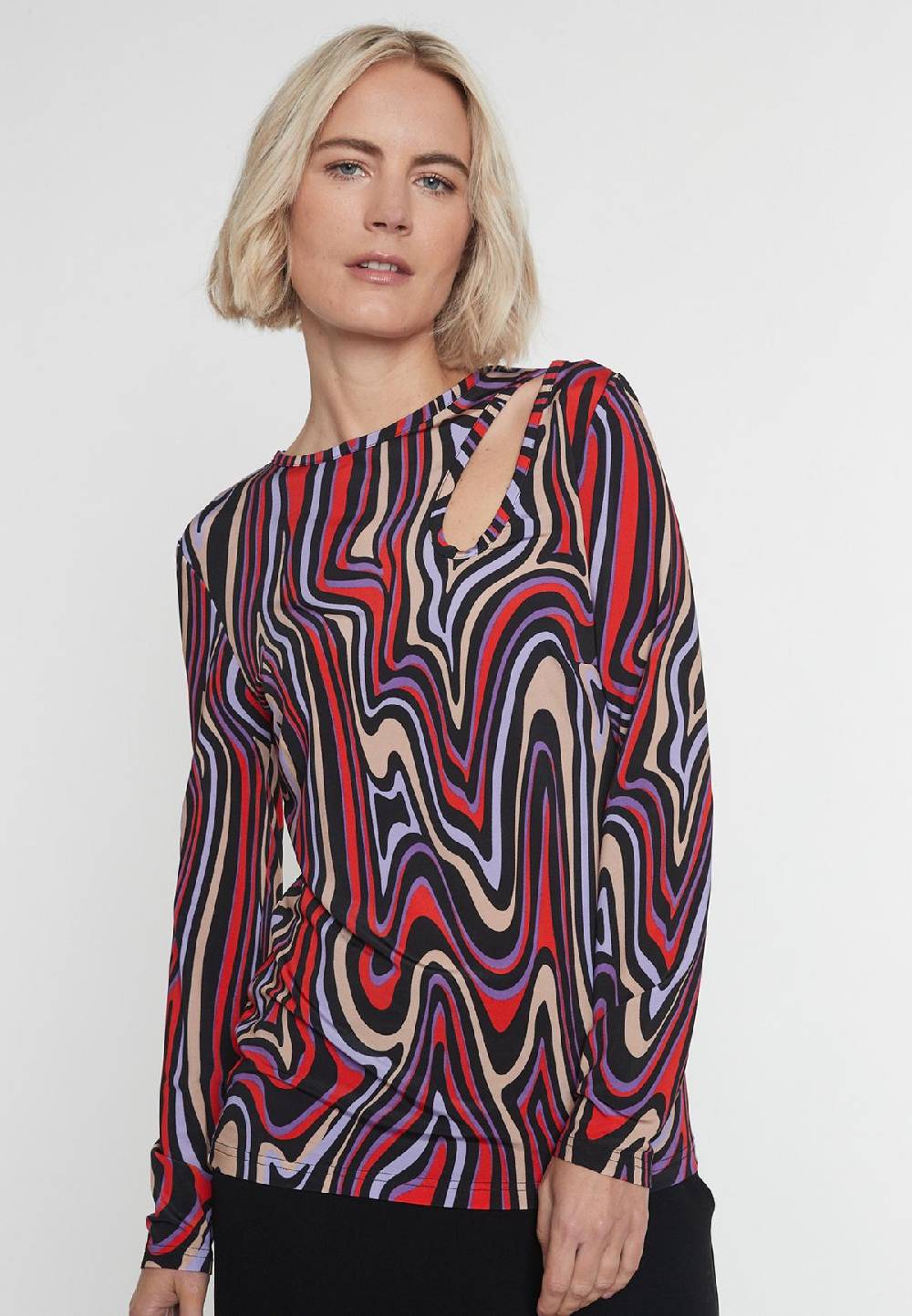 Ana Alcazar Langarmtop Mokky