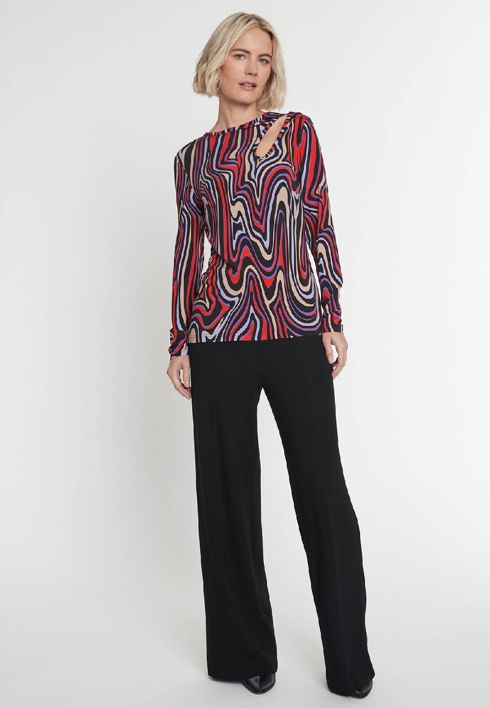 Ana Alcazar Langarmtop Mokky