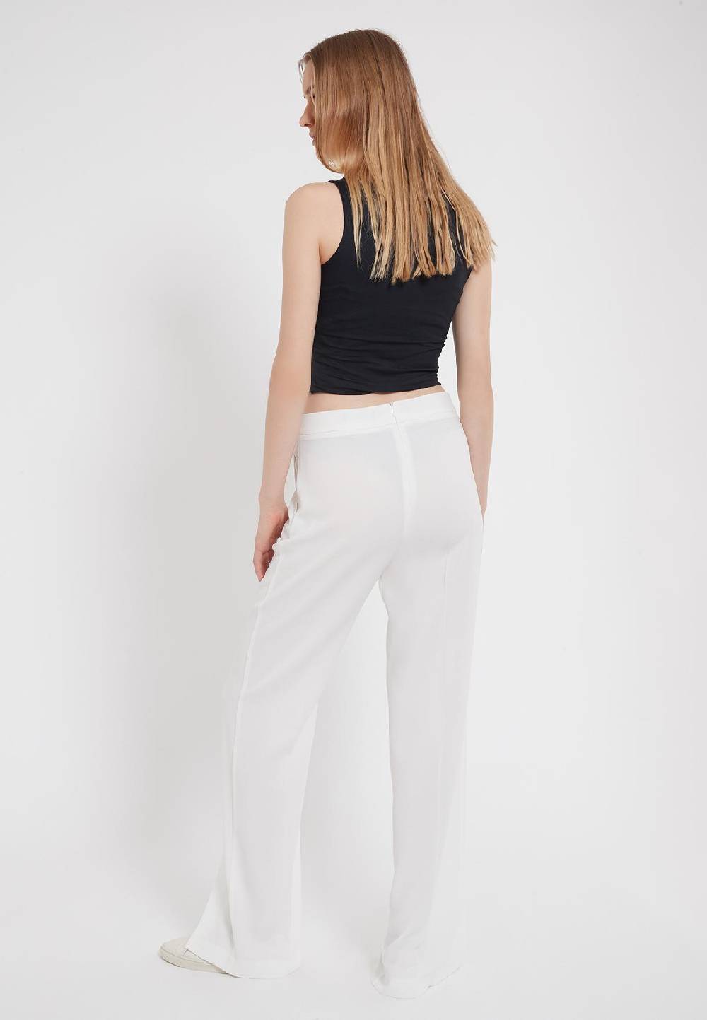 Ana Alcazar Lange Hose Zubla Weiß