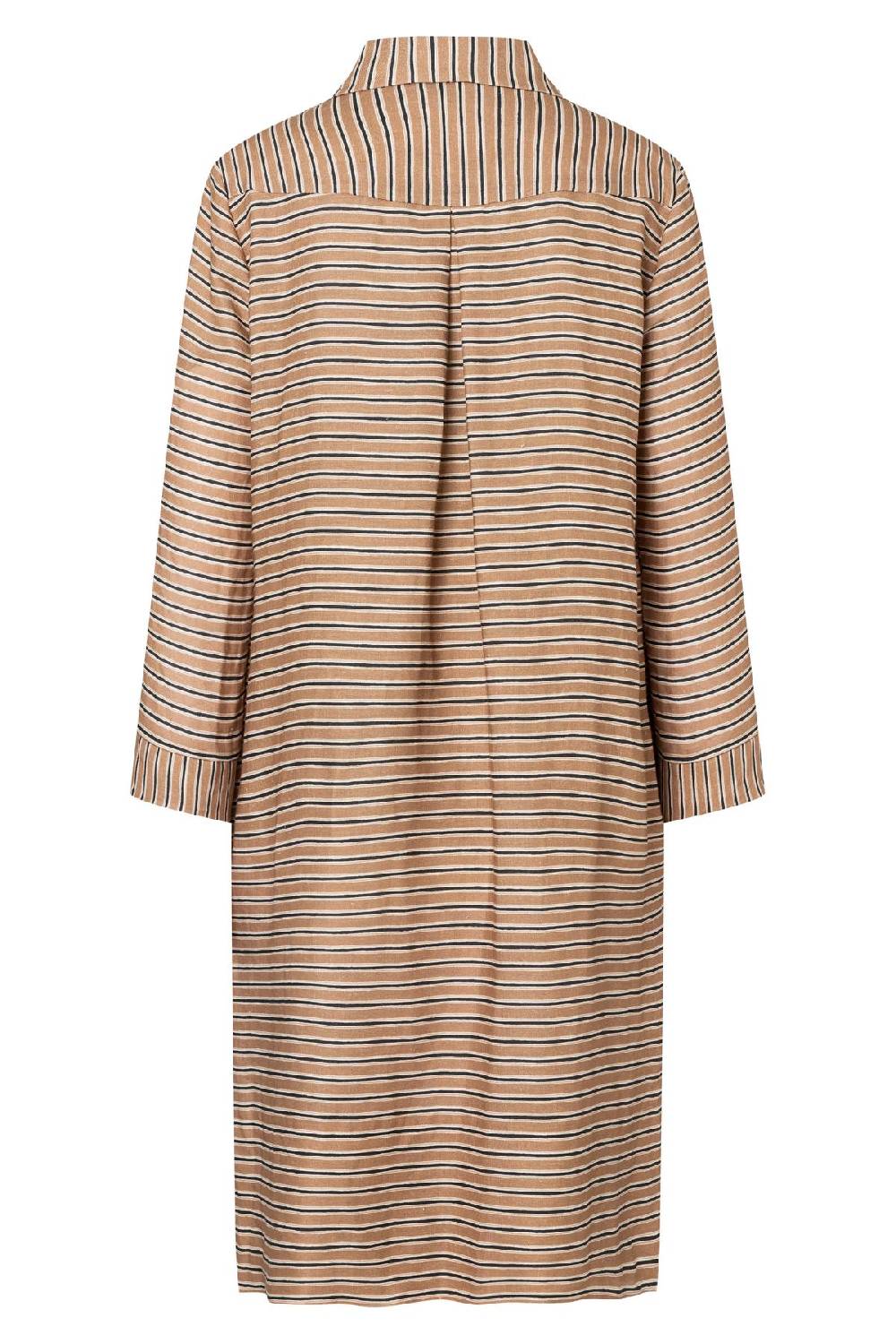 Ana Alcazar Leinen Hemdblusen Kleid Zemtye