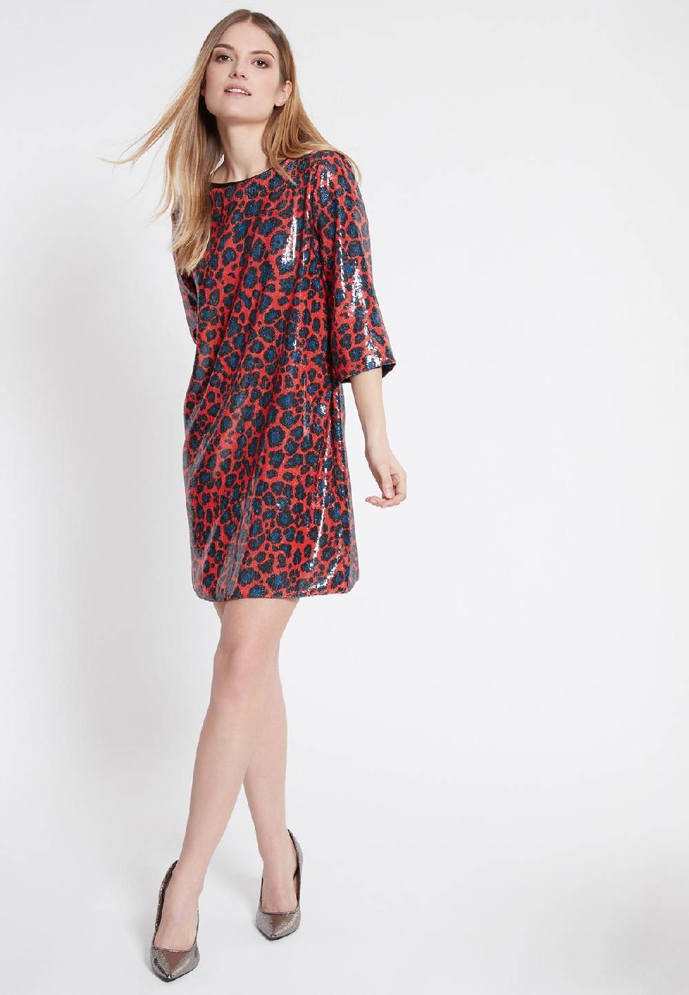 Ana Alcazar Leoparden Kleid Waofa