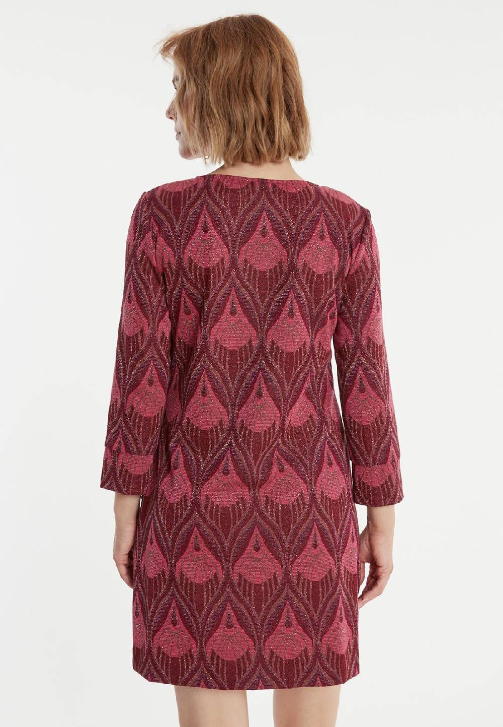 Ana Alcazar Lila Brokat Tunikakleid Penava