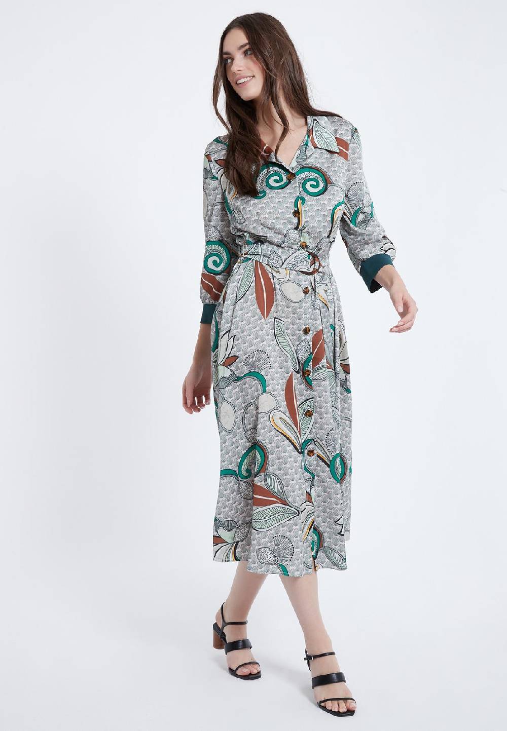 Ana Alcazar Midi Kleid Zeska