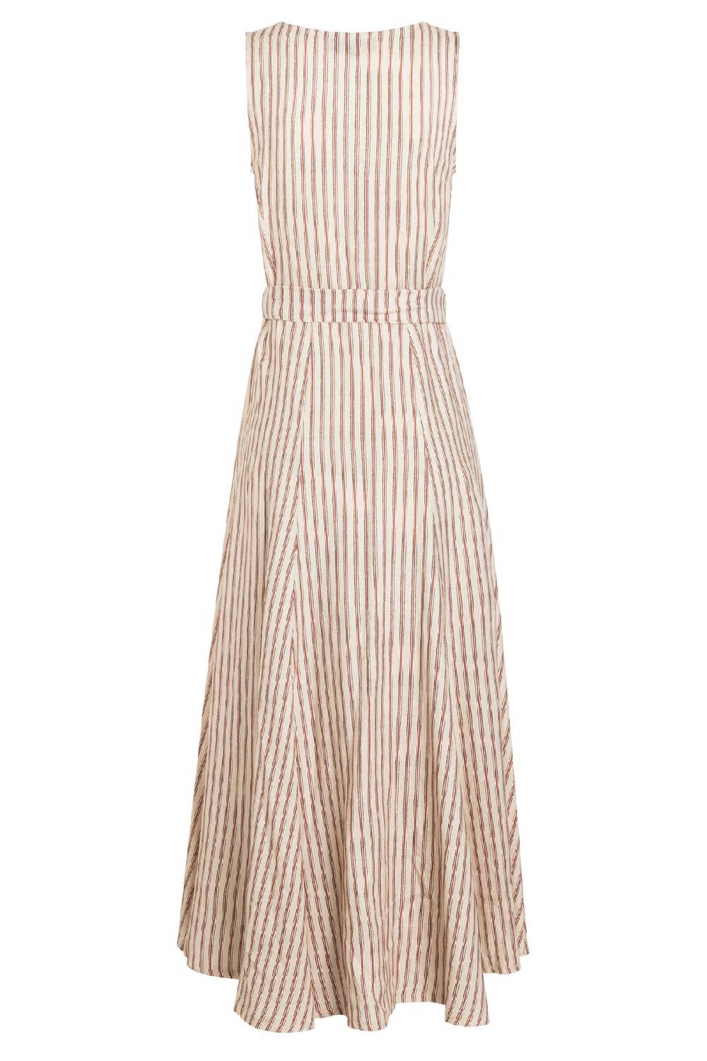 Ana Alcazar Midi Leinenkleid Zemy