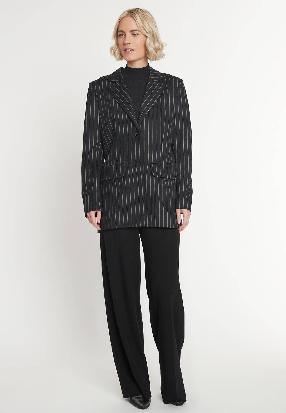 Ana Alcazar Nadelstreifen Blazer Mesa