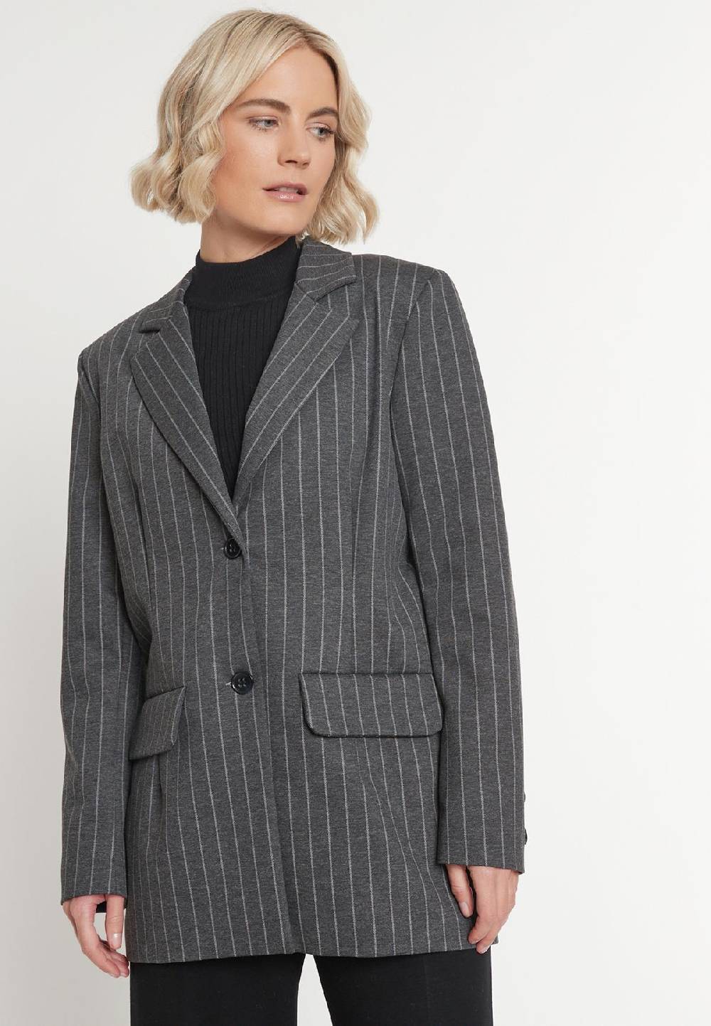 Ana Alcazar Nadelstreifen Blazer Mesea