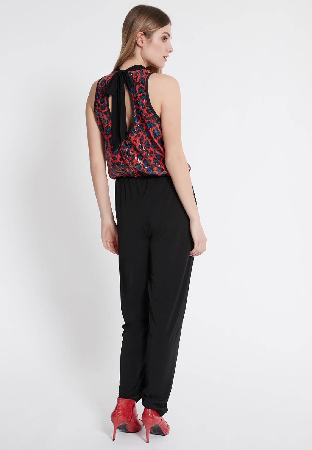Ana Alcazar Pailletten Jumpsuit Waofy