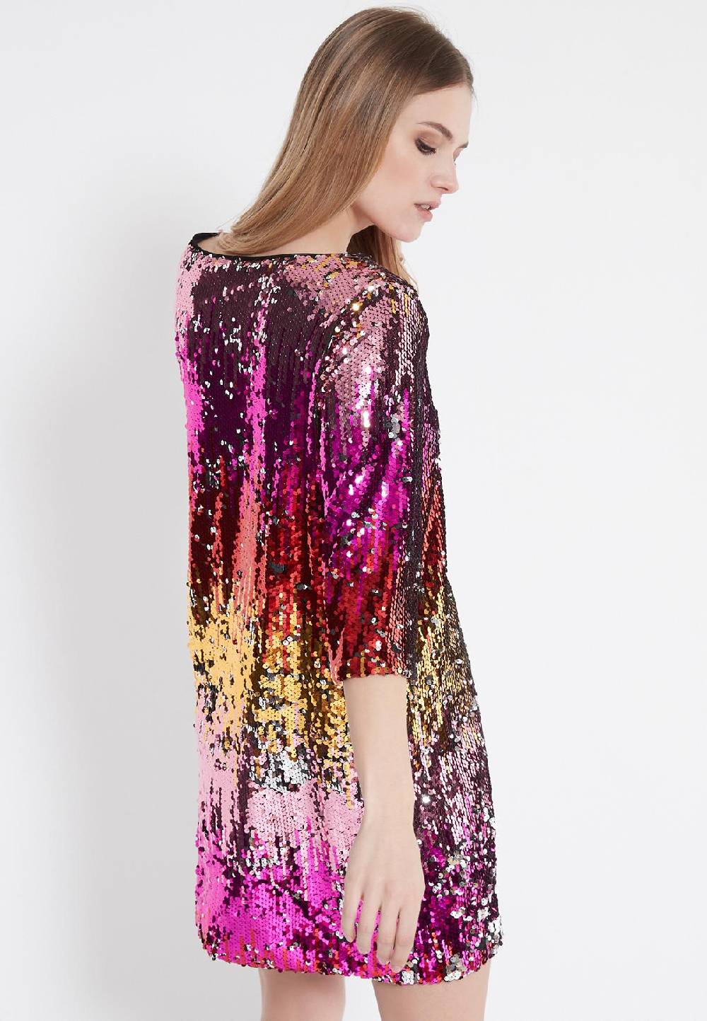 Ana Alcazar Pailletten Kleid Wanuka