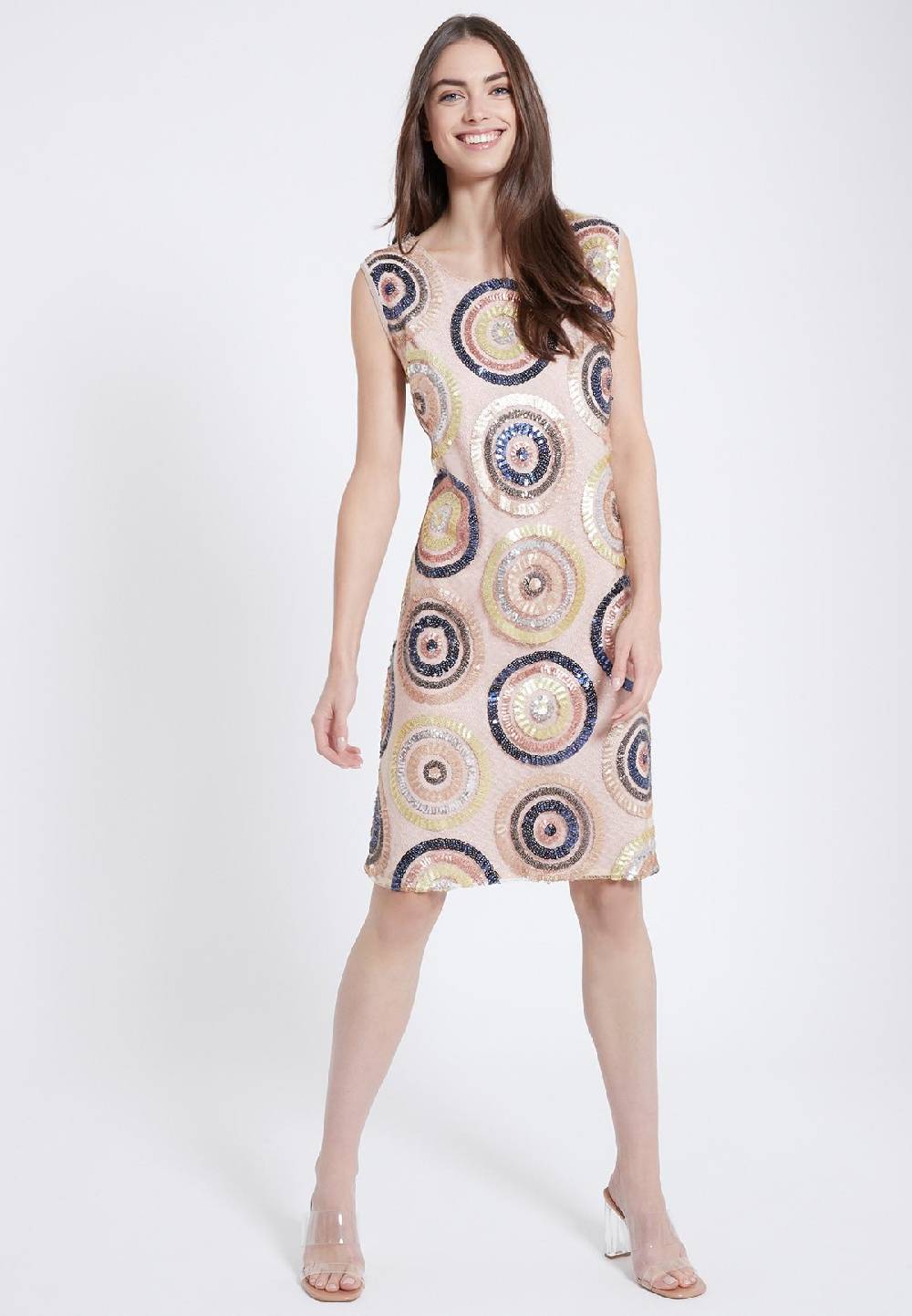 Ana Alcazar Pailletten Kleid Zegy