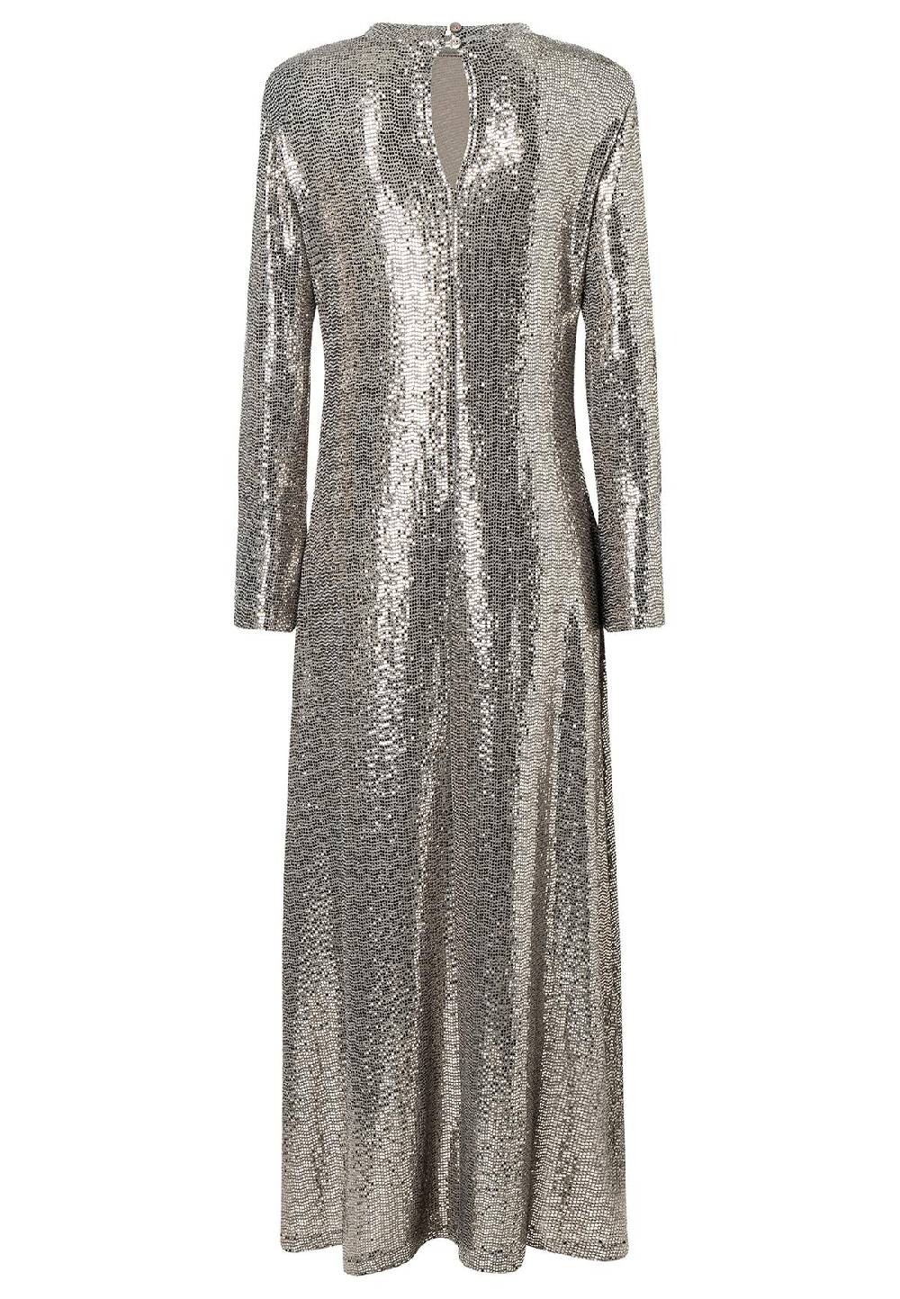 Ana Alcazar Pailletten Maxikleid Sagaty