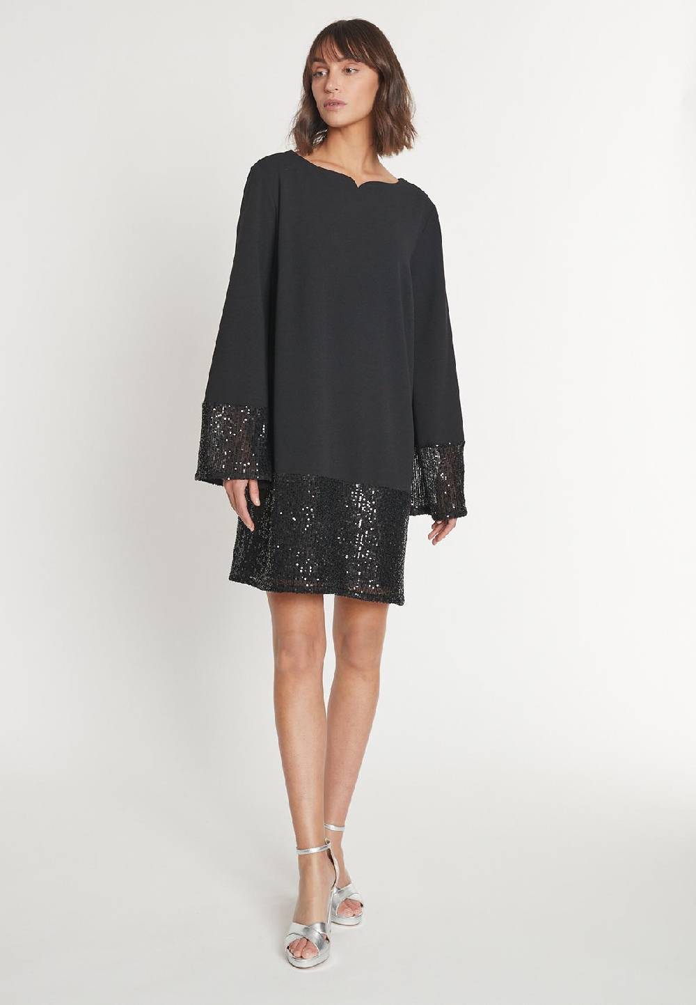 Ana Alcazar Pailletten Mix Kleid Magola