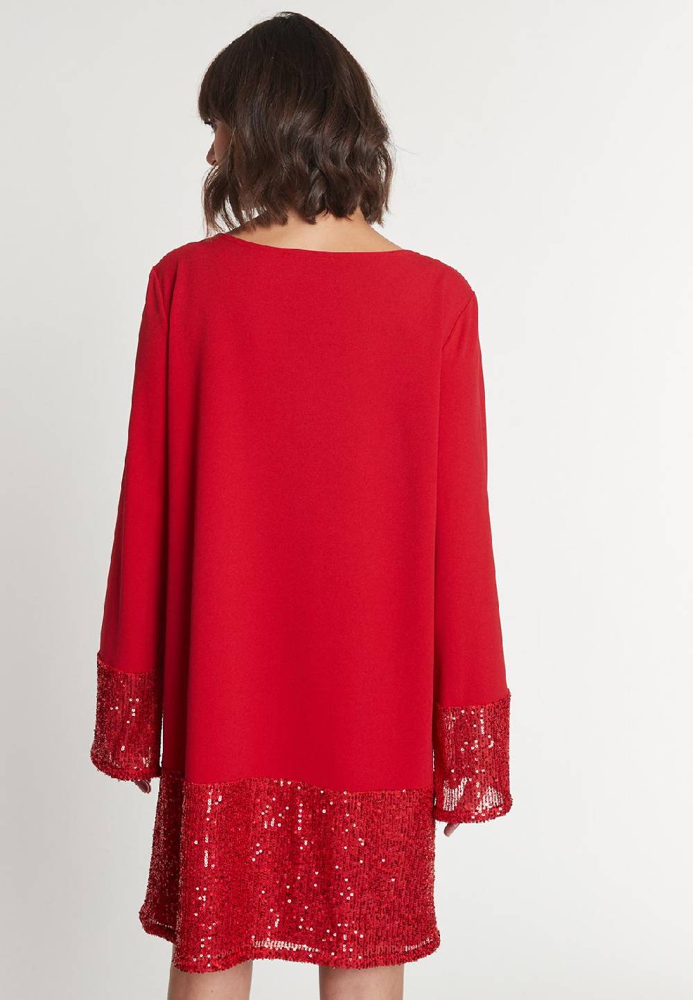 Ana Alcazar Pailletten Mix Kleid Magosa