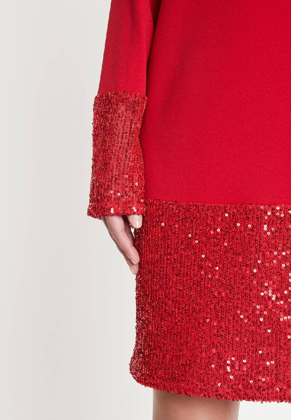 Ana Alcazar Pailletten Mix Kleid Magosa