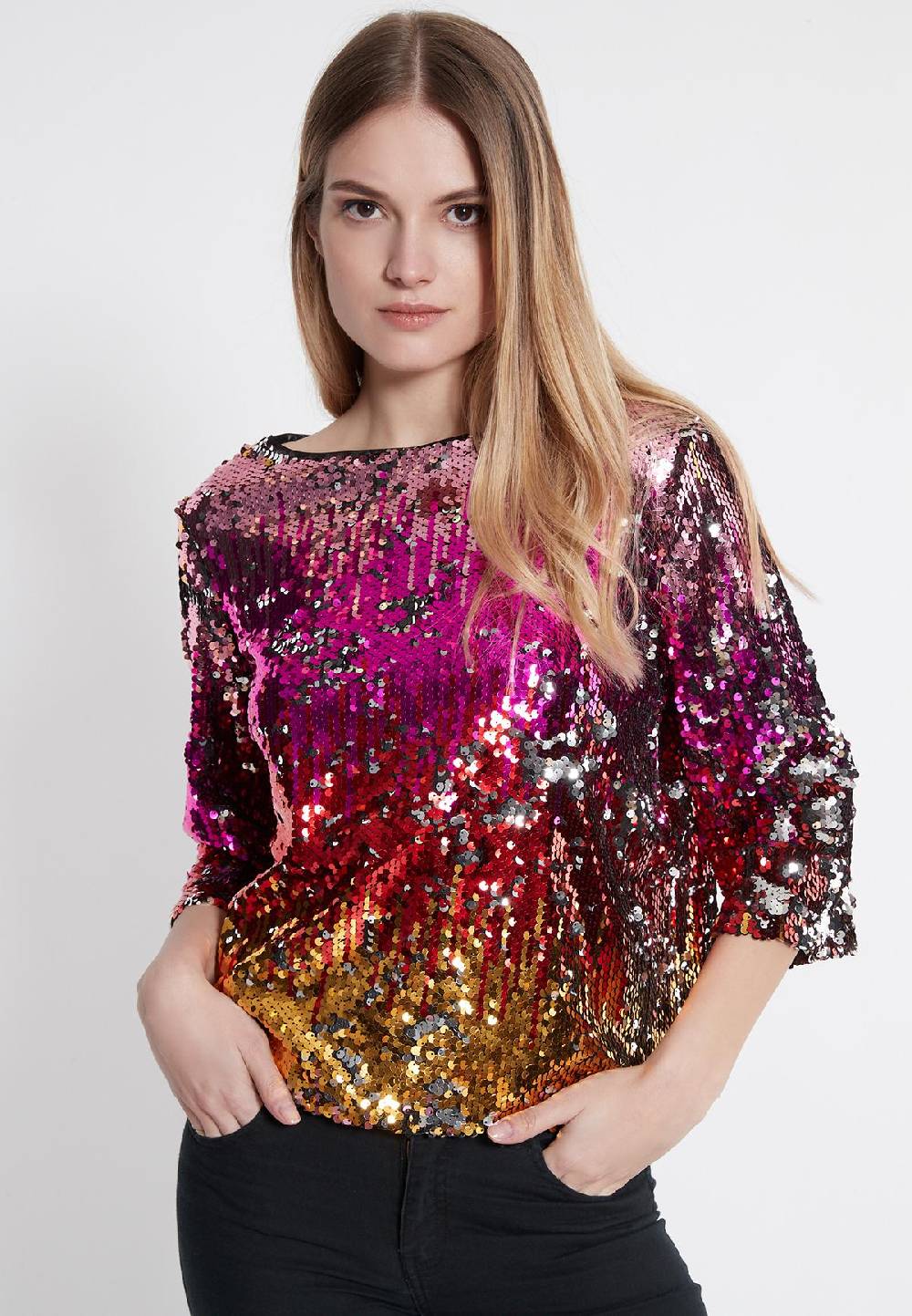 Ana Alcazar Pailletten Top Wanety