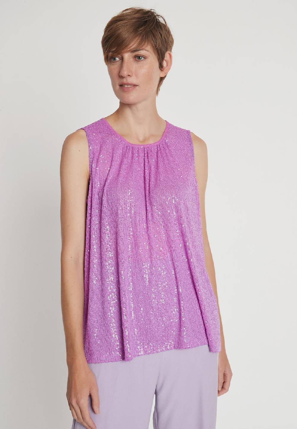 Ana Alcazar Paillettentop Labesi