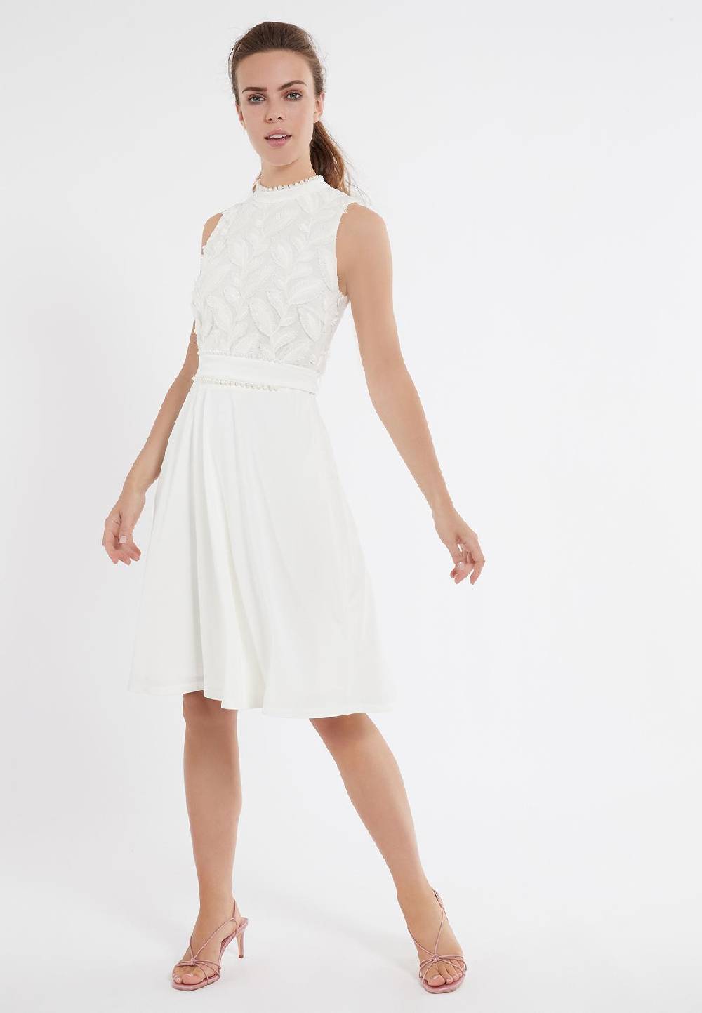 Ana Alcazar Perlen Kleid Zawy