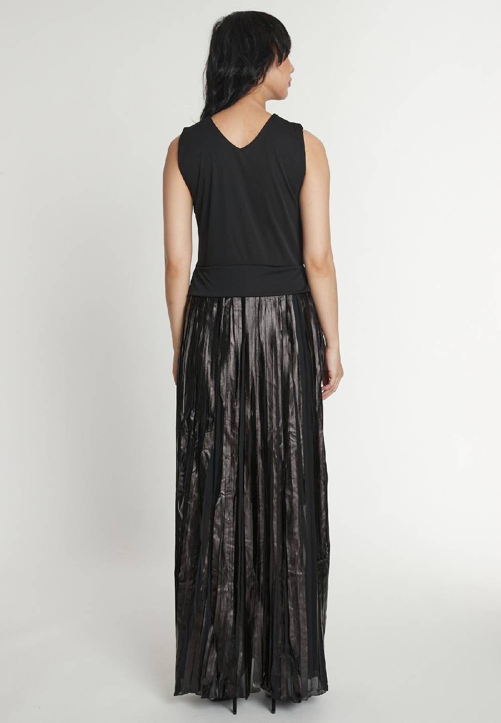 Ana Alcazar Plissé Maxikleid Elvogea