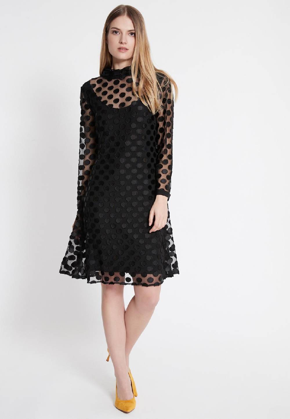 Ana Alcazar Polka Dot Kleid Wavra