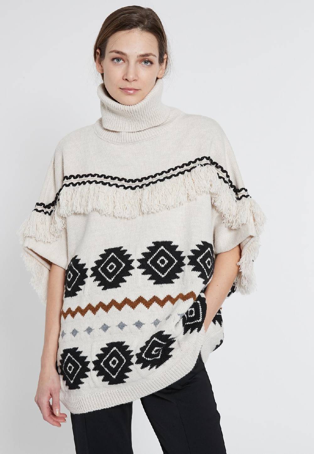 Ana Alcazar Poncho Pullover Evolys