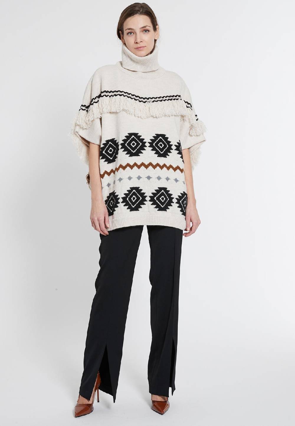 Ana Alcazar Poncho Pullover Evolys