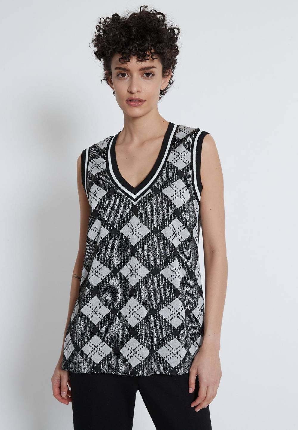 Ana Alcazar Pullunder Hettea