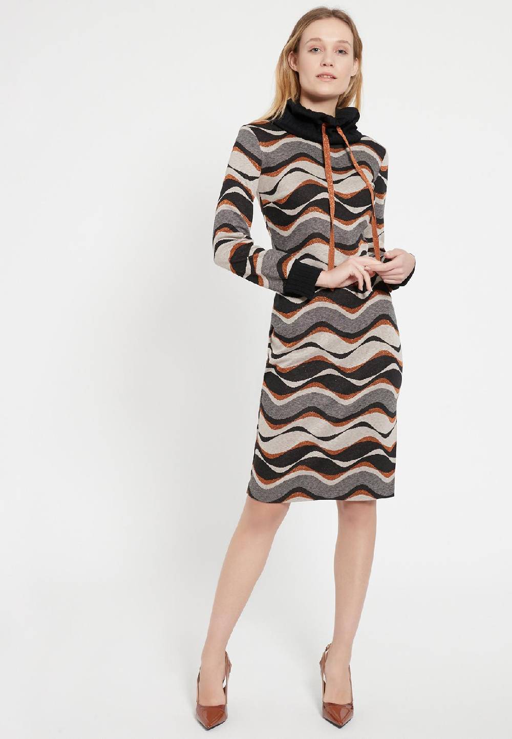 Ana Alcazar Rollkragenkleid Befli