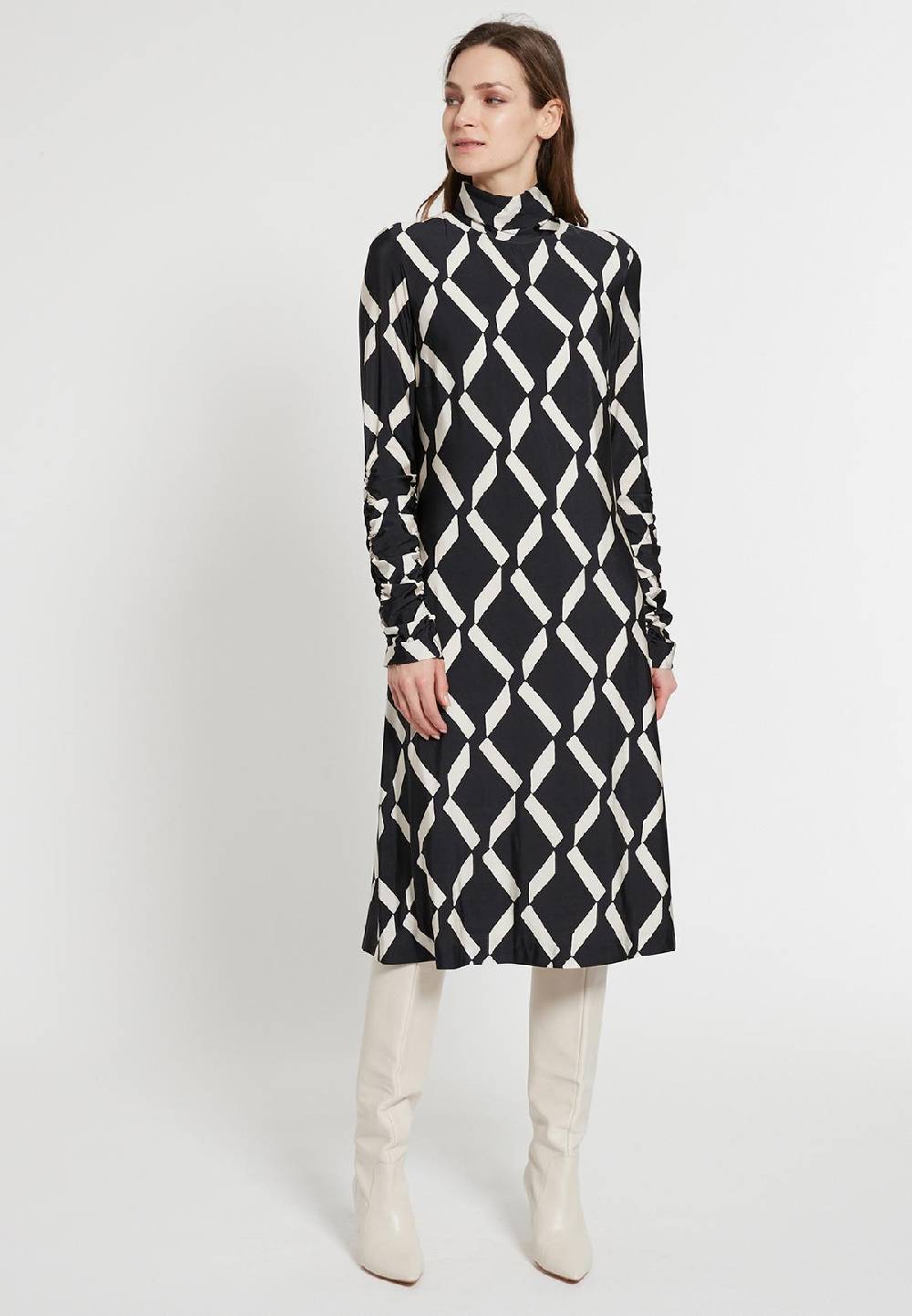 Ana Alcazar Rollkragenkleid Etana