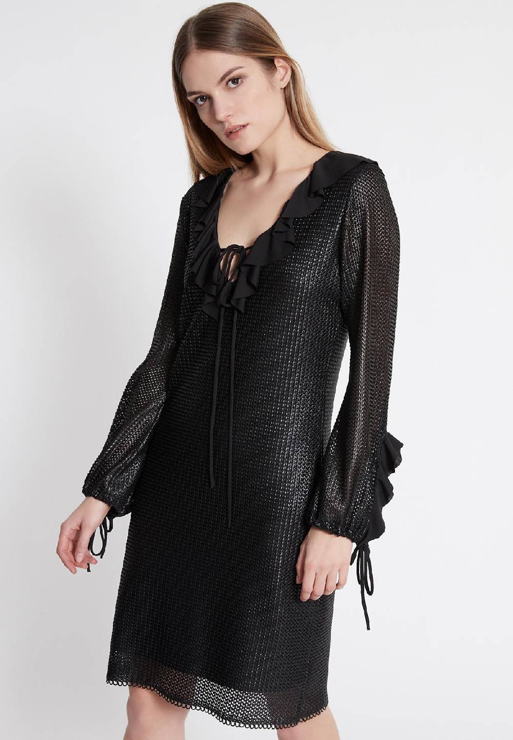 Ana Alcazar Rüschen Kleid Wastis