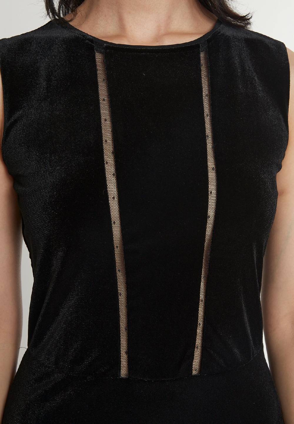 Ana Alcazar Samt Maxikleid Emonary