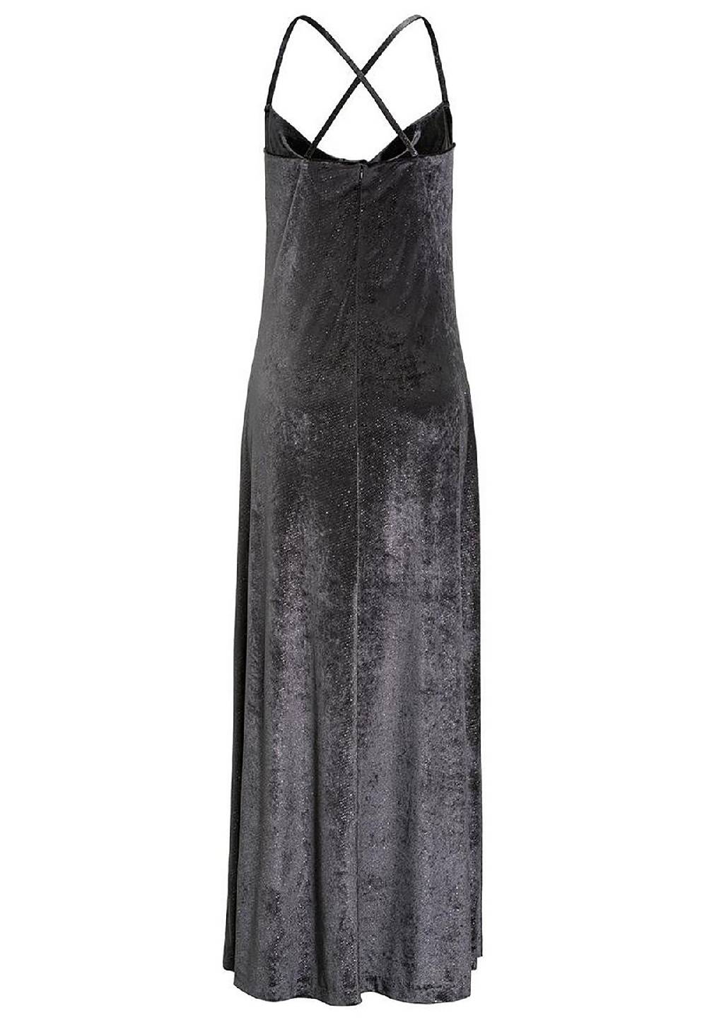 Ana Alcazar Samt Maxikleid Lairola