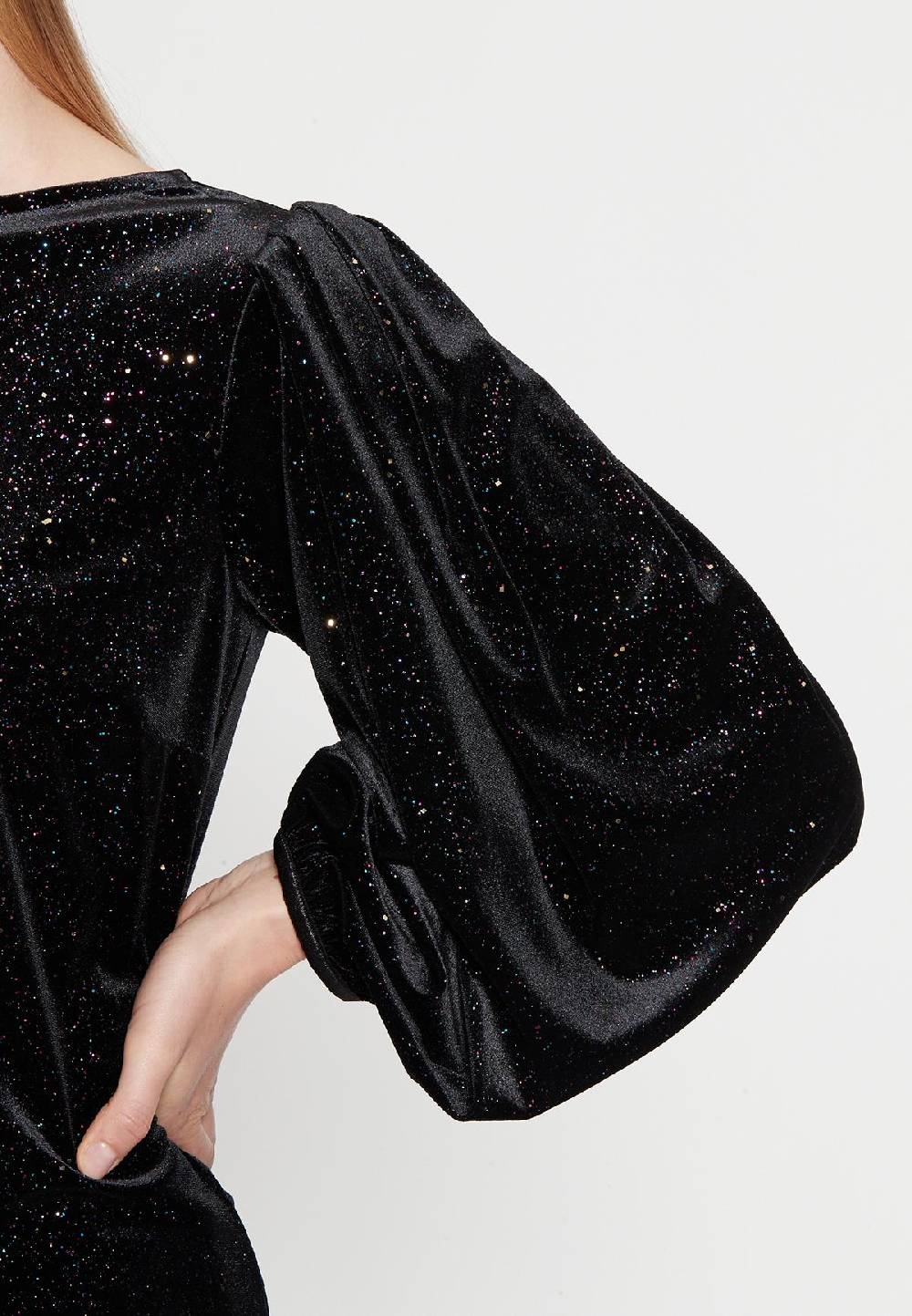 Ana Alcazar Samtkleid Ecisy