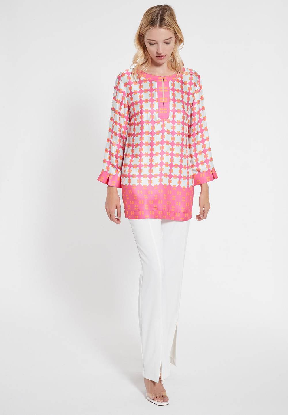 Ana Alcazar Satinbluse Cearas