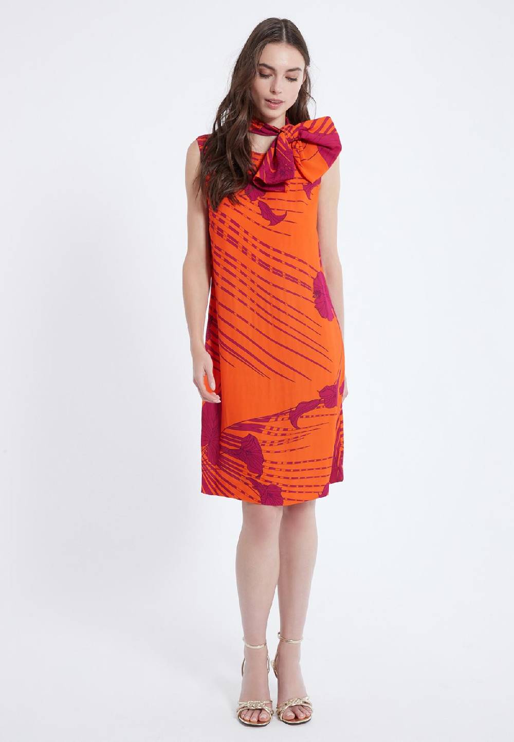 Ana Alcazar Schleifen Kleid Zado