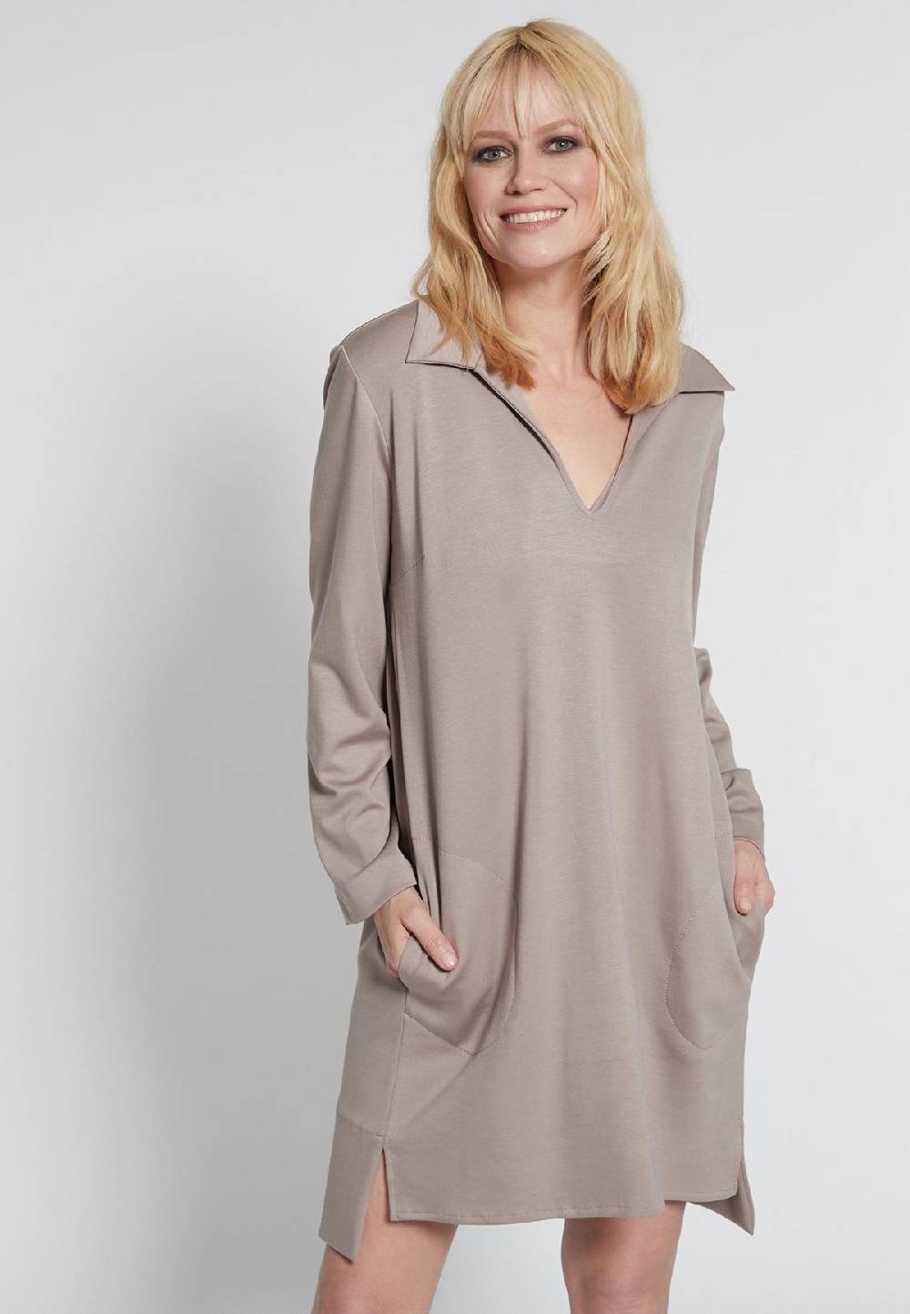 Ana Alcazar Schlichtes Kleid Hecina