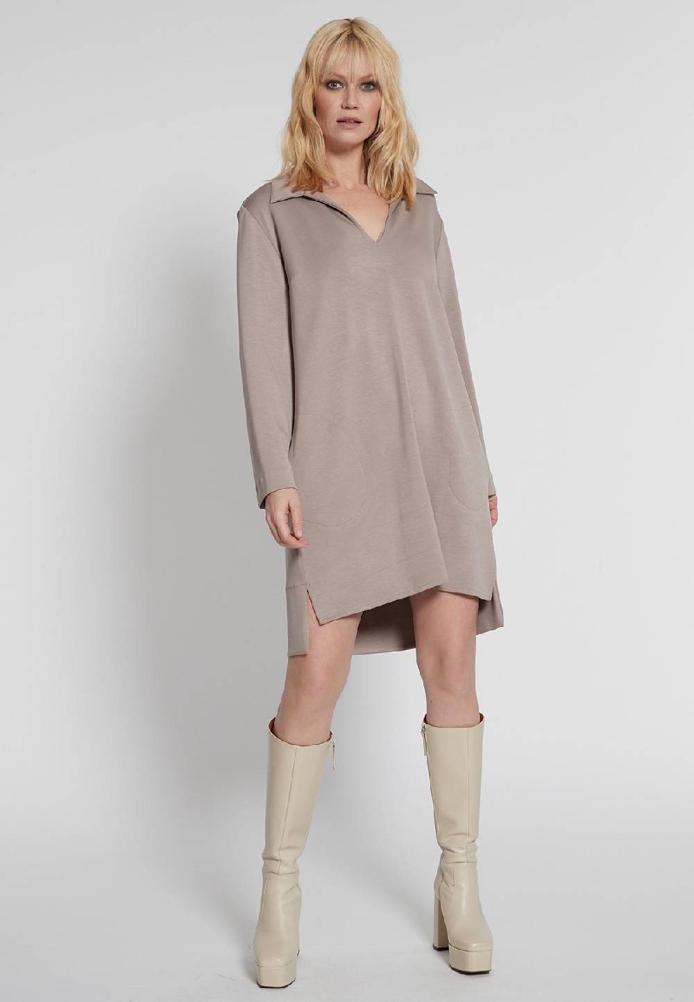 Ana Alcazar Schlichtes Kleid Hecina