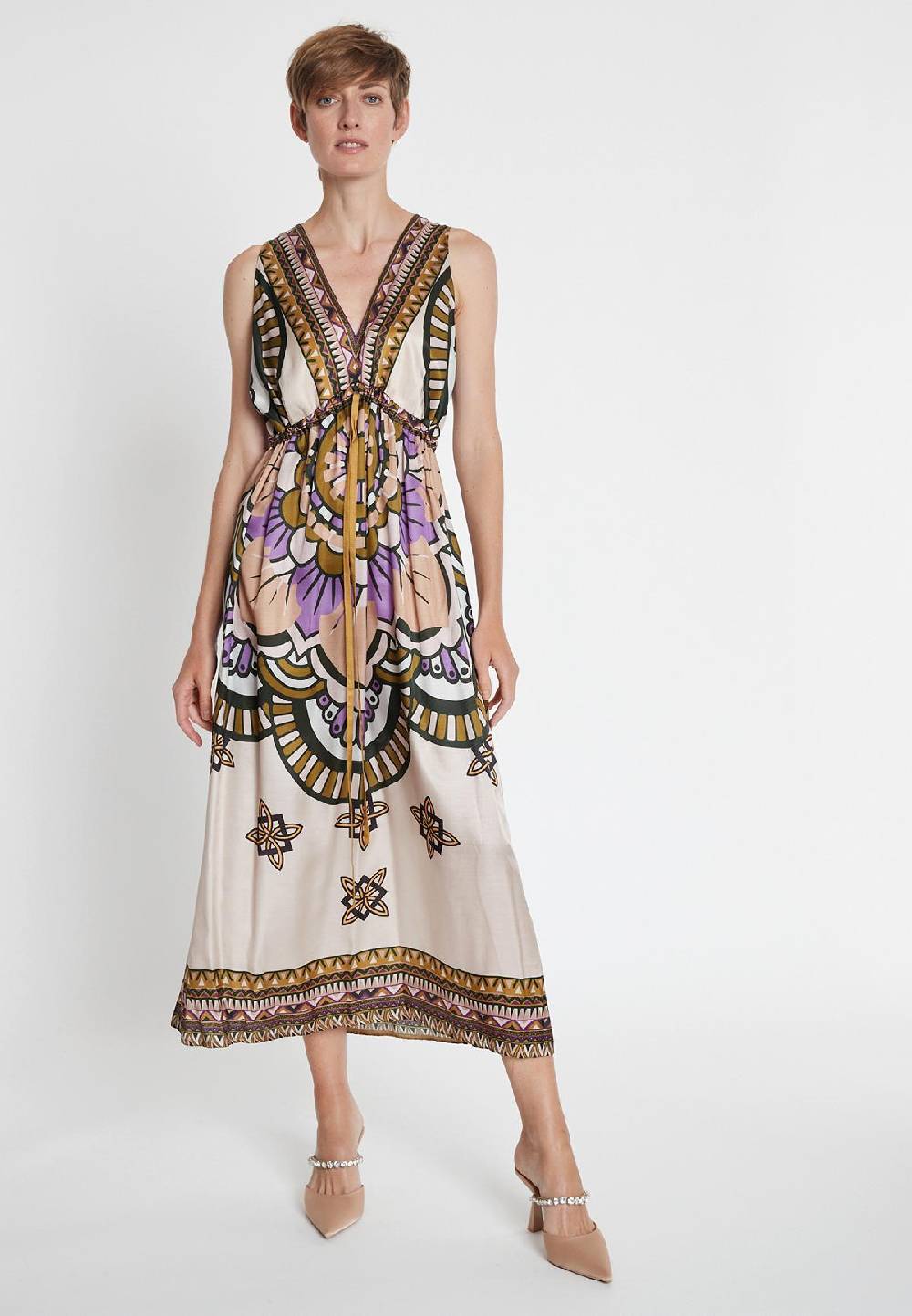 Ana Alcazar Seidenkleid Lafory