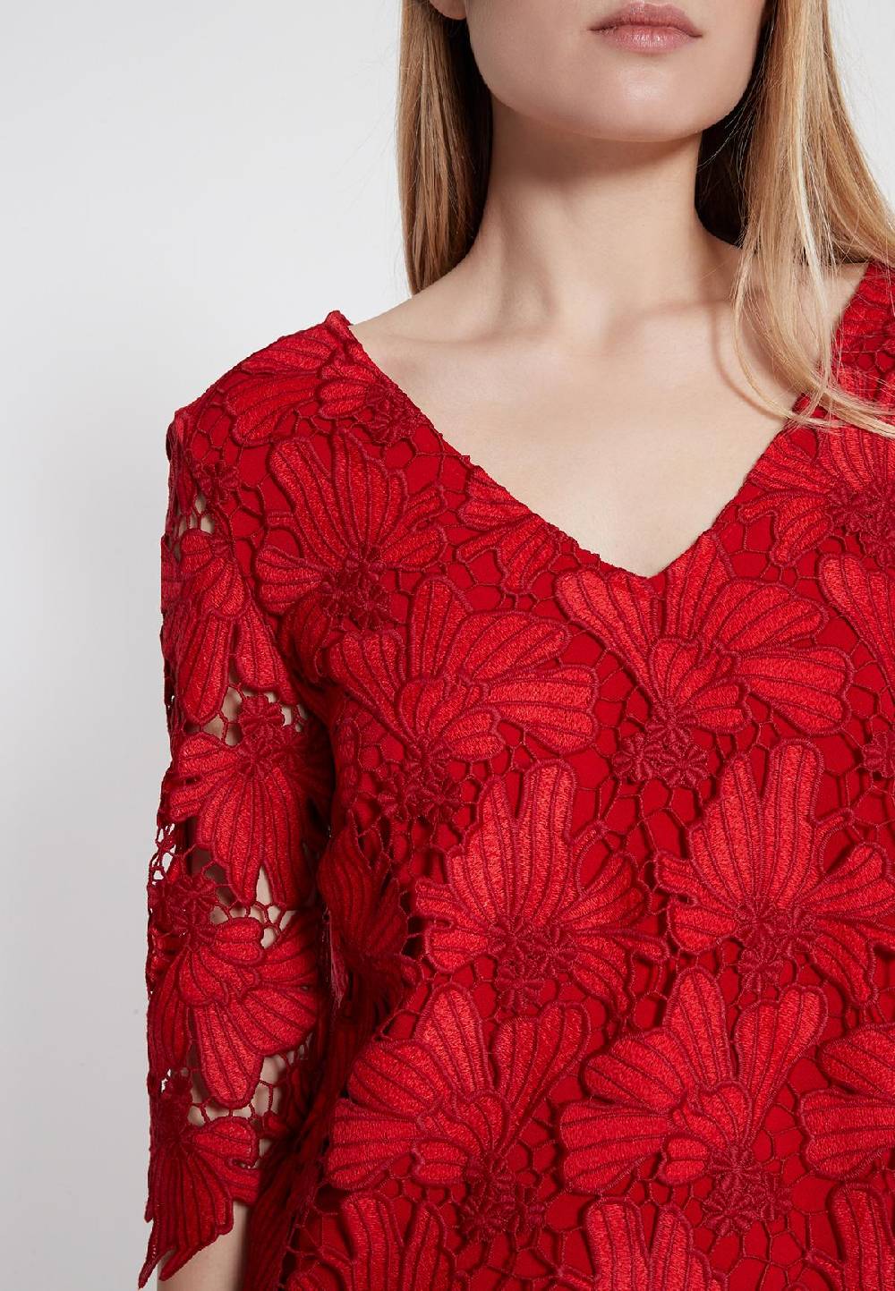 Ana Alcazar Spitzen Tunika Kleid Wapias