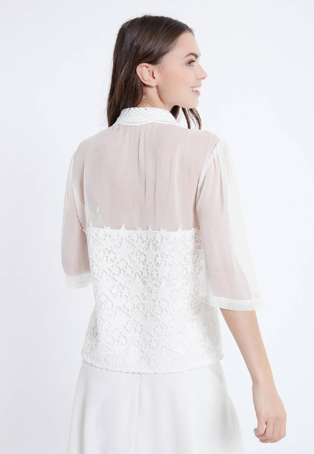 Ana Alcazar Spitzenbluse Adne