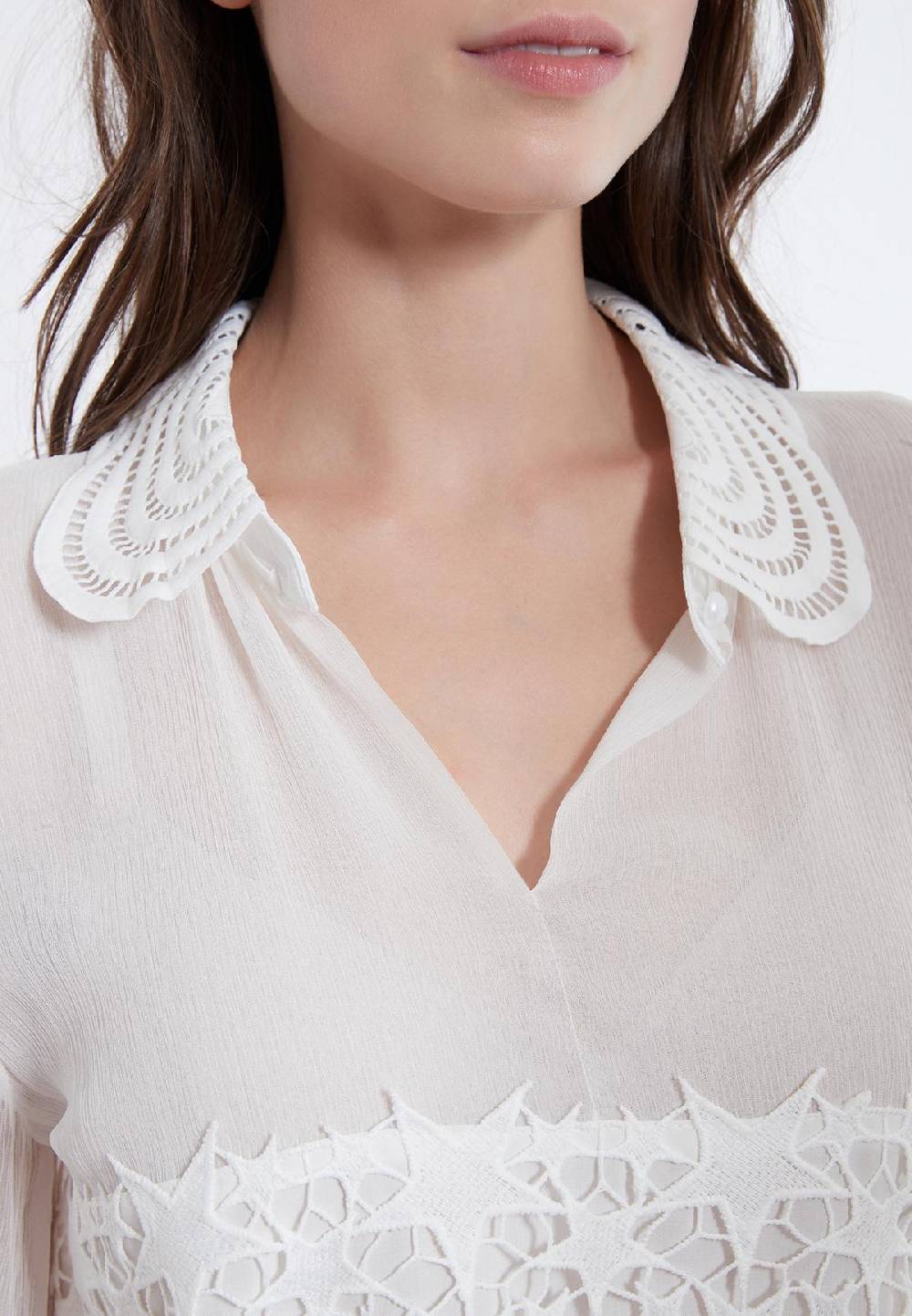 Ana Alcazar Spitzenbluse Adne