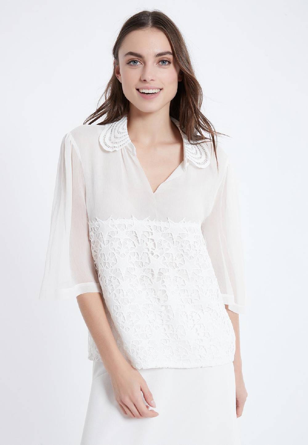 Ana Alcazar Spitzenbluse Adne