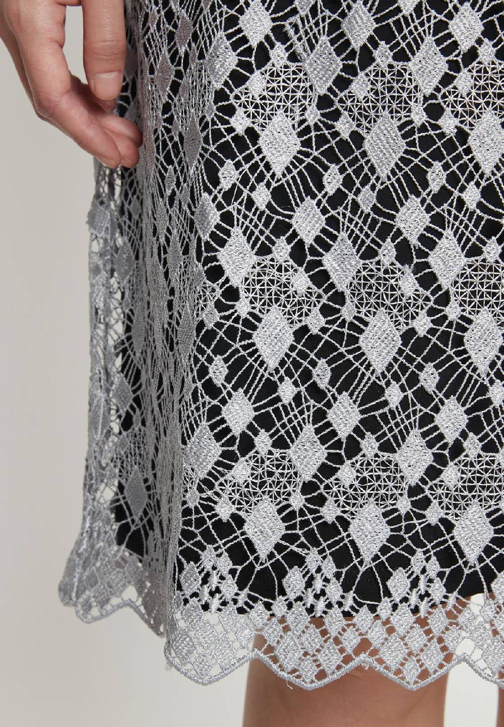 Ana Alcazar Spitzenkleid A-Linie Eatorny