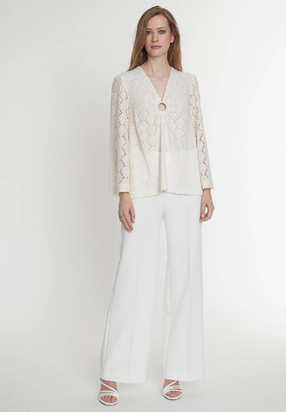 Ana Alcazar Spitzentop Pagomi